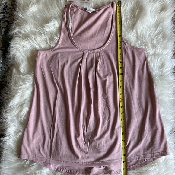 🆕 Bare Necessities Tank Top Pleated Size Small Rose Color - Picture 5 of 10